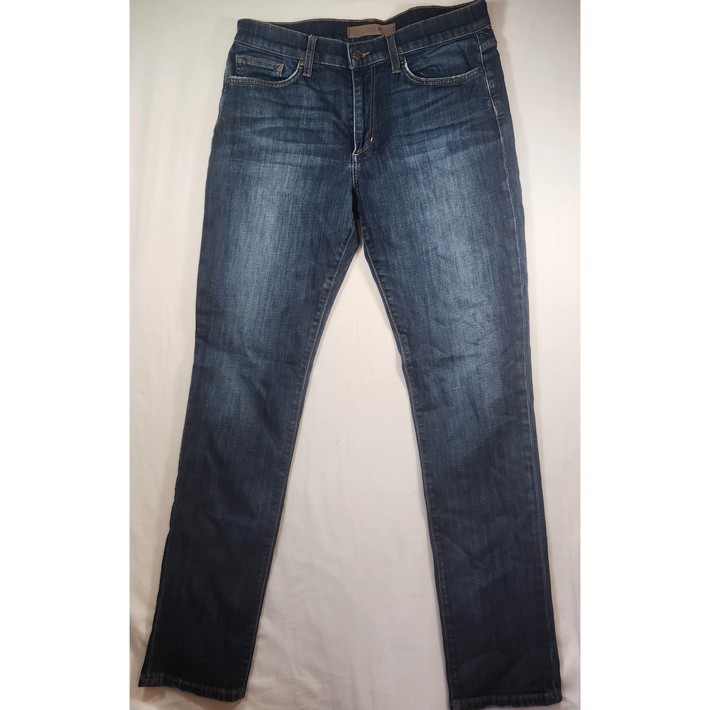 Joes Jeans Mens Brixton Straight Narrow Leg Dark Wash Denim Blue Jeans‎